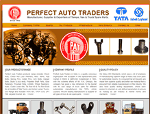 Tablet Screenshot of perfectautoindia.com